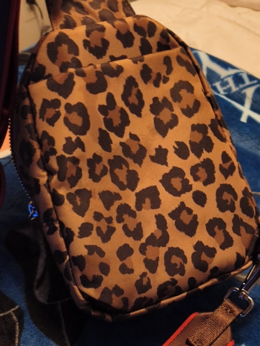Leopard Print Mini Backpack — Brown - Picture 2 of 6